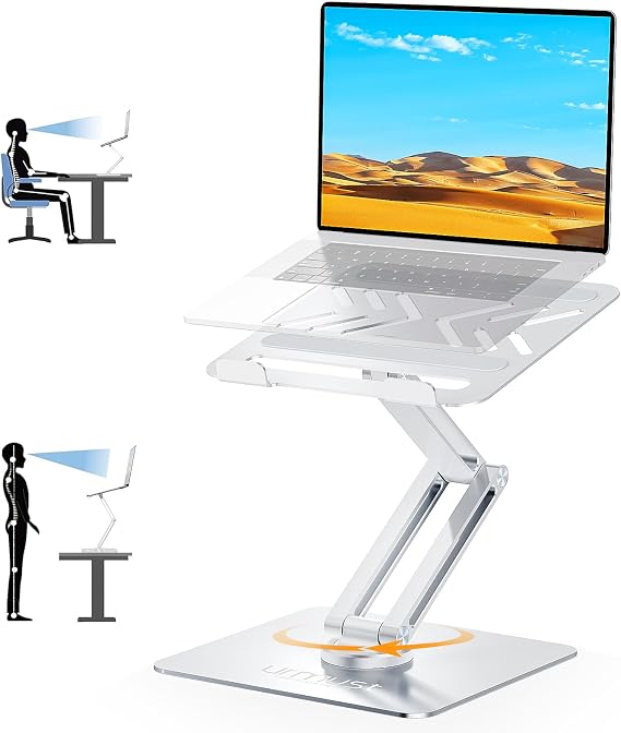 Urmust 360 Rotating Laptop Stand for Desk fit 10-17" Device