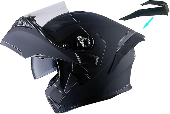 1Storm Motorcycle Modular Full Face Helmet Flip up Dual Visor Inner Sun Shield: HB89