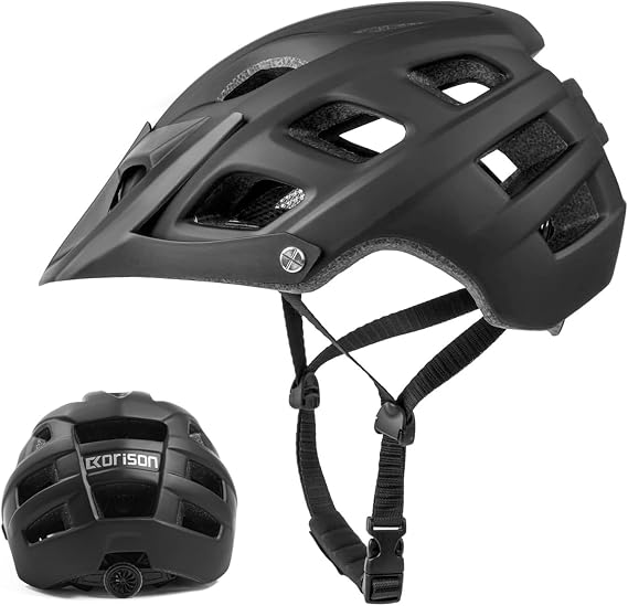 Mountain Bike Helmet, MTB Helmet Adult Lightweight Breathable Adjustable Mens Bike Helmet Safet EN1078 Cycling Mountain & Road Bicycle Helmets for Men Women