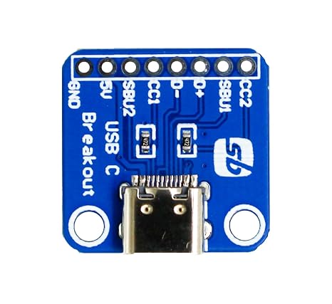 USB Type C Breakout Female Socket Type C Connector 24 Pins Breakout PCB Board
