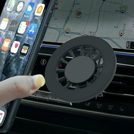 BEERTE Car Phone Holder fit for BMW X5 X6 X7 Car Phone Mount 360 Rotatable Adjustable Strong Magnetic Phone Mount for All Smartphone (MagSafe-BMW X5/X6 2019-2023 and X7 2019-2022)