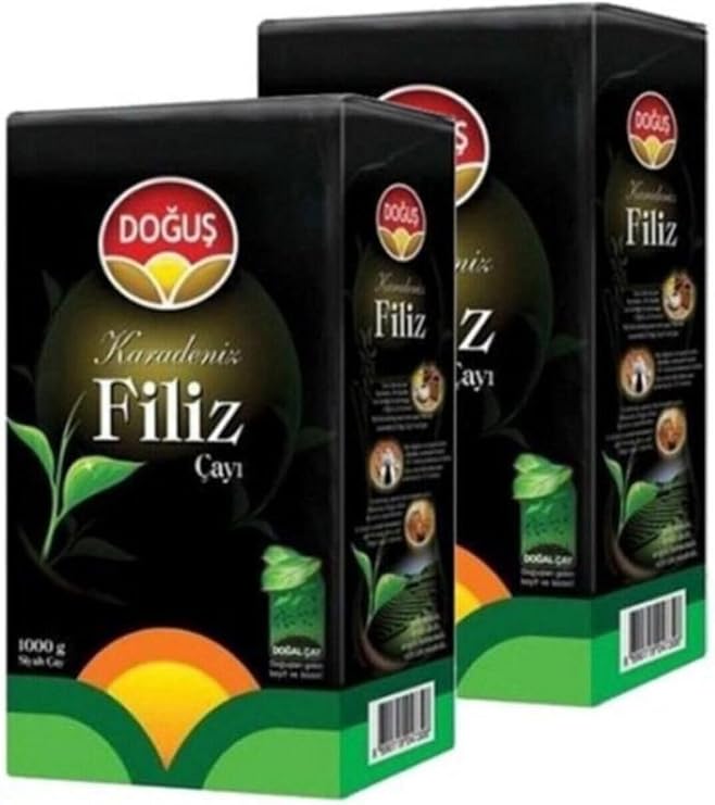 Doğuş Siyah Filiz Çayı 1000 Gr 2'Li Paket