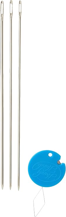 Handy Hands Pack of 3 (Y9) Yarn Tatting Needles, Gray
