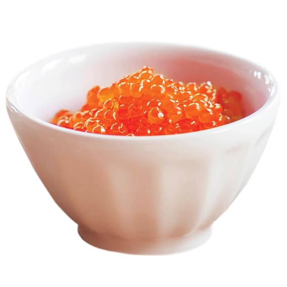 Vital Choice Wild Alaskan Keta Salmon Roe Ikura, 2 Lb 3 Oz Tray