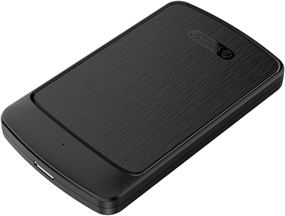 Orico USB3.0 2.5 inch HDD SSD External Slim Harddisk Box, 2020U3-BK, Black