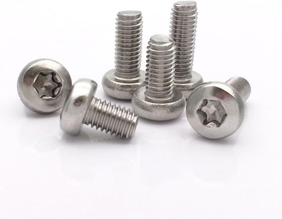 M8 Button Head Torx Socket Cap Machine Screw,304 Stainless Steel,Pack of 8-Piece (M8 x 10mm)