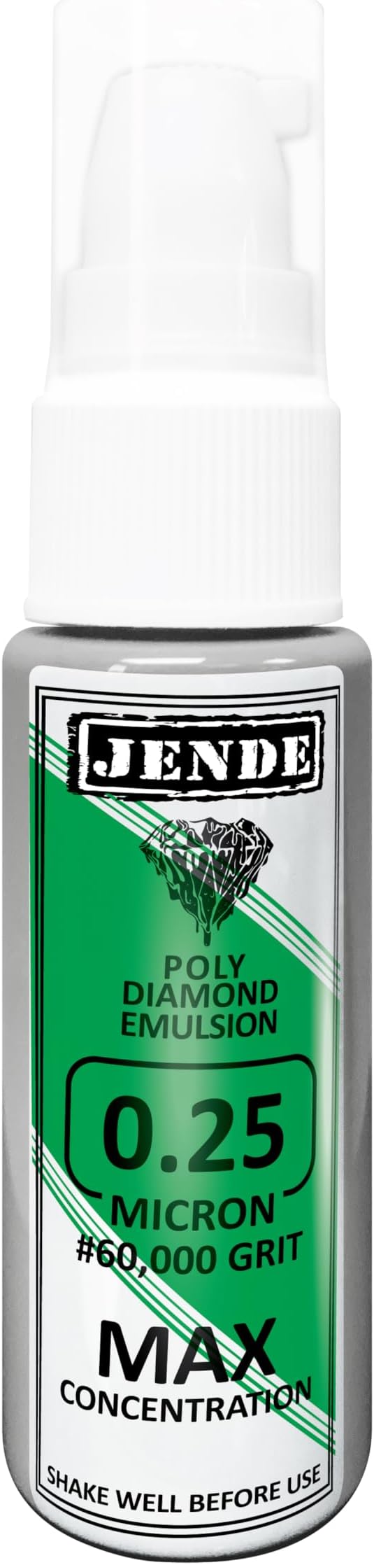 Jende 0.25 Micron Max Concentration Poly Diamond Stropping Emulsion 20ml - Higher Diamond carat level
