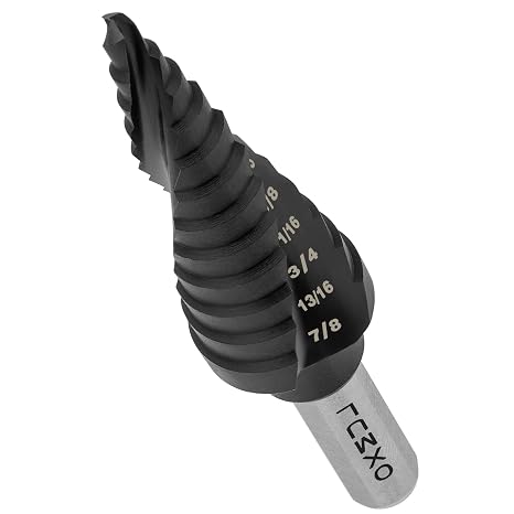 Step Drill Bit for Steel,7/8",12sizes,Cobalt Drill Bits,