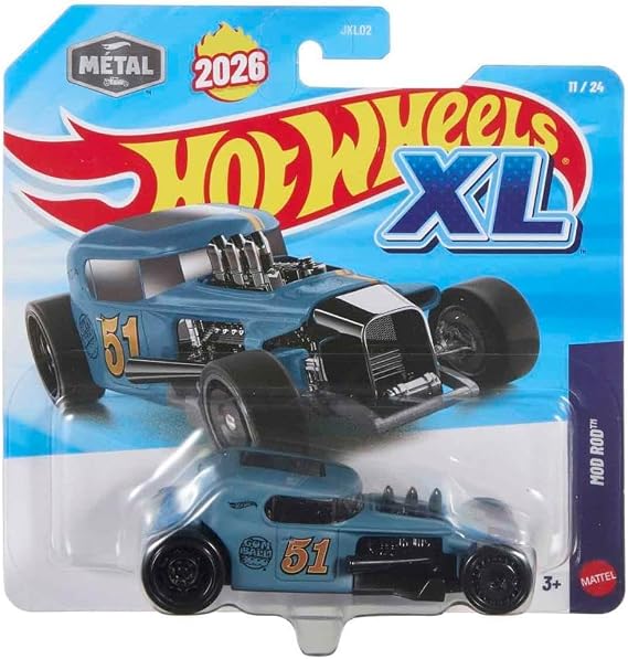 Hot Wheels XL Diecast 1:43 MOD ROD JKL11-JKL02
