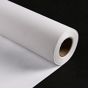 UV/Latex Printing Polyester Canvas Roll 54" x 100ft Wide Format Thick Canvas with Semi-Matte Surface and 3" Core for The Production of Oil Paintings, Murals, Indoor and Outdoor Banner (54")