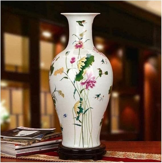 Flower Vase Vase Ceramic Home Decorations Different Characteristics Excellent Porcelain Jingdezhen Ceramics Capital Pastel 66x33cm Table