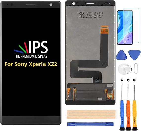 Mobile Phone Replacement Parts LCD Screen and(New) for Sony Xperia XZ2(Black)
