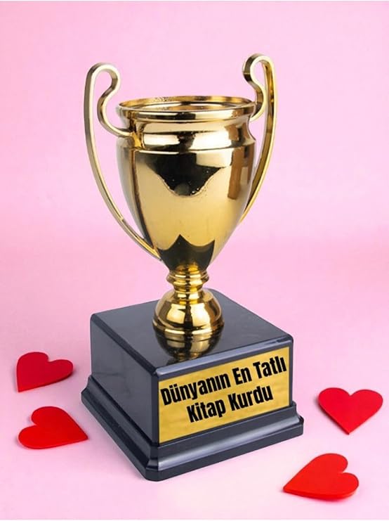 Kitap Kurdu 23 cm Hediye - Doğum Günü Hediyesi, Sevgiliye Hediye, Hediye Kutusu, Hediyelik Eşya, LH9078320423523513123