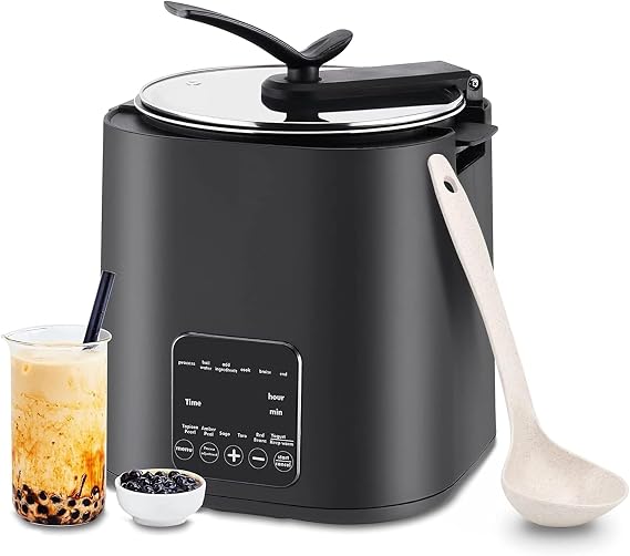 Automatic Pearl Tapioca Cooker for Boba Tea & Bubble Tea - Commercial Boba Maker 5/9/12/16L with Touchscreen, Perfect for Milk Tea Solutions