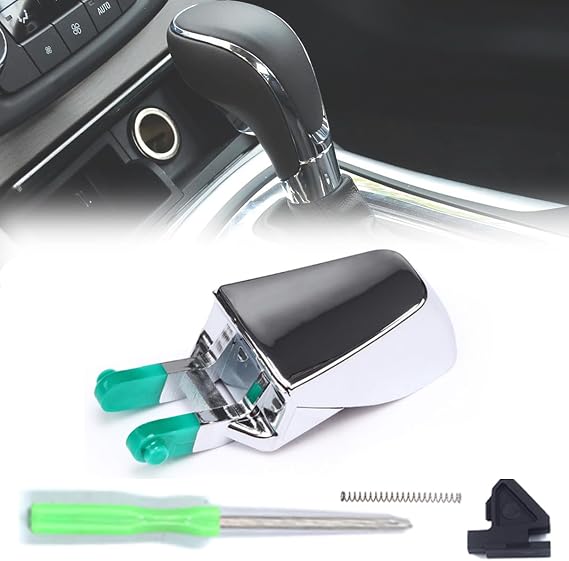 Gear Shifter Knob Push Button Repair Kit for Buick Regal 2009 2010 2011 2012 2013 2014 2015 2016 for Verano 2012-17 WXZOS3471