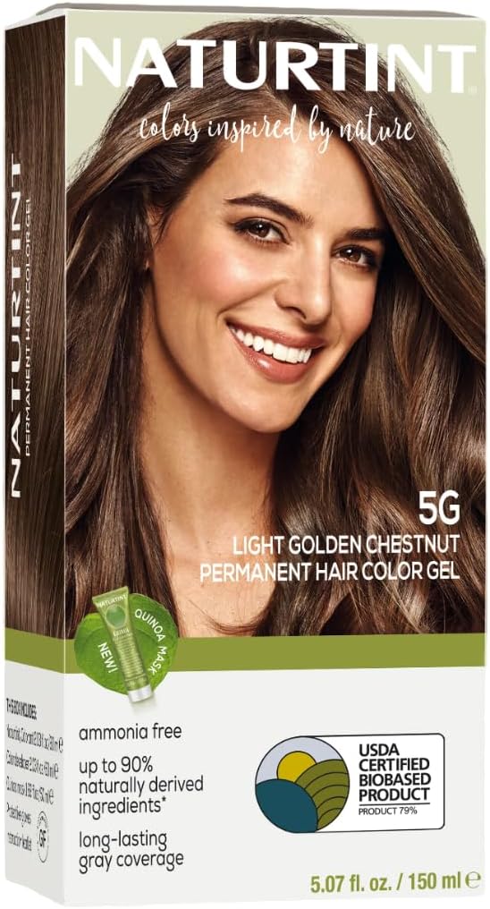 Naturtint Permanent Hair Colour, 5G Light Golden Chestnut, 170 ml