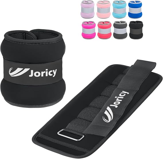 Ankle Weights A Pair of 1/2/3/4/6/8/10KG Arm Wrist Leg Weights for Women Men with Adjustable Straps, Strength weighted for Physical Therapy Running Walking Home Fitness Gym Workout Weight Loss