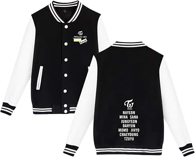 Xkpopfans TWICE Hoodie Album TWICEcoaster LANE1 Baseball Jacket Mina Sana Sweatshirt Coat
