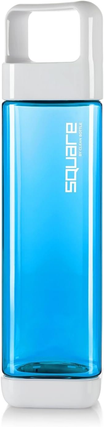 THE CLEAN HYDRATION CO. 25oz Water Bottle | Durable Tritan Quality, Leak Proof, Removable Bottom, BPA Free, Dishwasher Safe | Reusable Sports & Travel Water Bottle | Blue