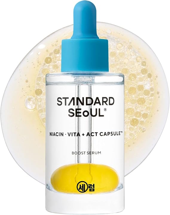 Bead Serum, Niacinamide Vitamin C, Serum, 1.0 fl oz 30 ml, Double Layer, Oil Essence, Dry Dullness, Tone Care, Moisturizing, Introduction Beauty Serum