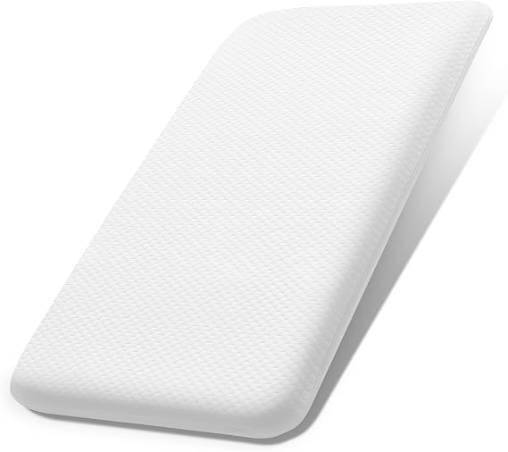 Lisara Baby Bassinet Mattress, 35 x 20 Inch, Gel Memory Foam, Rectangle