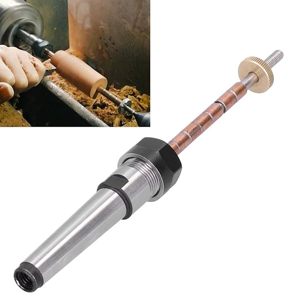 Pen Turning Mandrel, Woodworking Lathe Parts - Revolving Centre, #2 Morse Taper