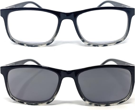 The Transformer Photochromic Reading Glasses, Transition Readers for Men and Women