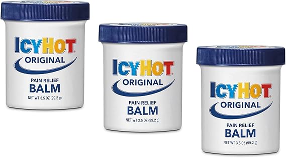 ICY Hot Pain Relieving Balm 3.5 Ounce Original (Pack of 3)