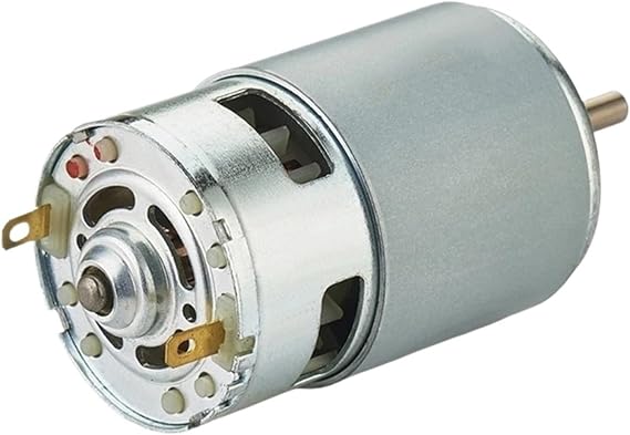 Vacuum Cleaner 775 DC Motor 12-24V 12000RPM Large Torque Micro Screwdriver Motor For Power Tool/Vacuum Cleaners Fans With Double Ball Bearing(24V 6000RPM)