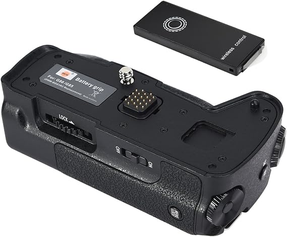 DSTE Pro Wireless Remote Control DMW-BGG1 Vertical Battery Grip Compatible with Panasonic Lumix DMC-G80 DMC-G85 G80 G85 Digital Camera as DMW-BLC12