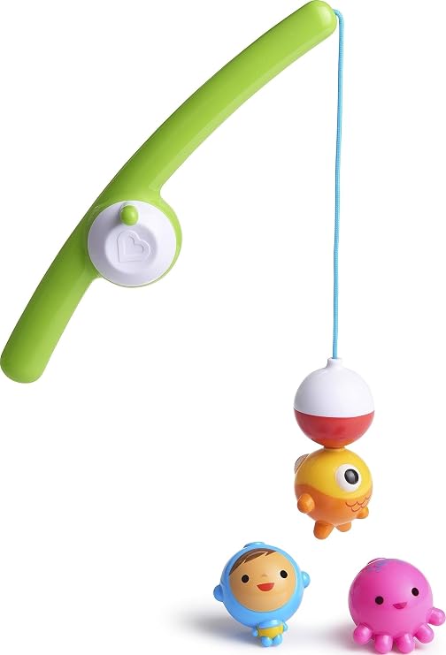 Munchkin Fishin'TM Magnetic Baby and Toddler Bath Toy, 4pc Set