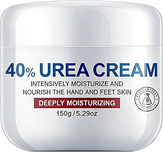 Urea Foot Cream - Urea Cream for Cracked Heels and Dry Skin - Foot Cream 40% for Feet - Deep Moisturizing Foot Cream Treatment Maximum Strength Urea cream for Callused Rough Skin
