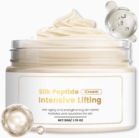 Silk Peptide Face Cream 50g, Hydrating Daily Moisturiser