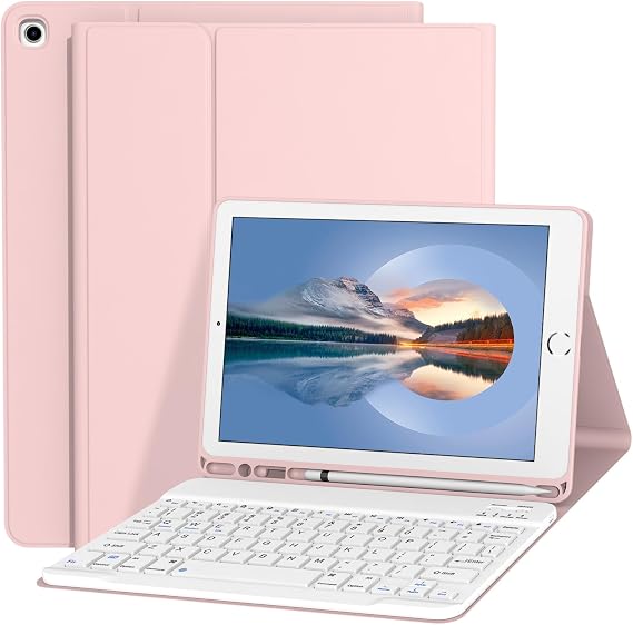 Keyboard Case for iPad 9.7 Inch 6th/5th Generation, for Air 2/1 Gen