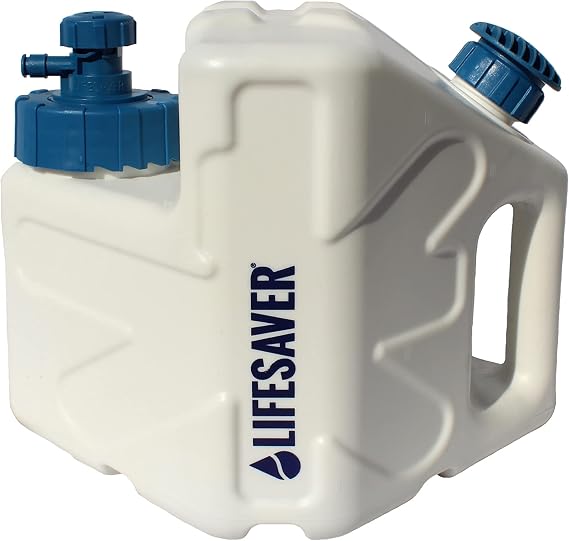 LifeSaver Cube Portable Water Filtration System - Survival Water Filter for Camping, Backpacking, Hiking - Emergency Water Purifier with Ultrafiltration Tech for Safe, Clean Drinking Water