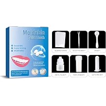 Moldable Tooth Repair Kit for Temporary Filling and Cosmetic Fix, Solid Dental Gel for Gaps and Chipped Teeth, Easy DIY Smile Care