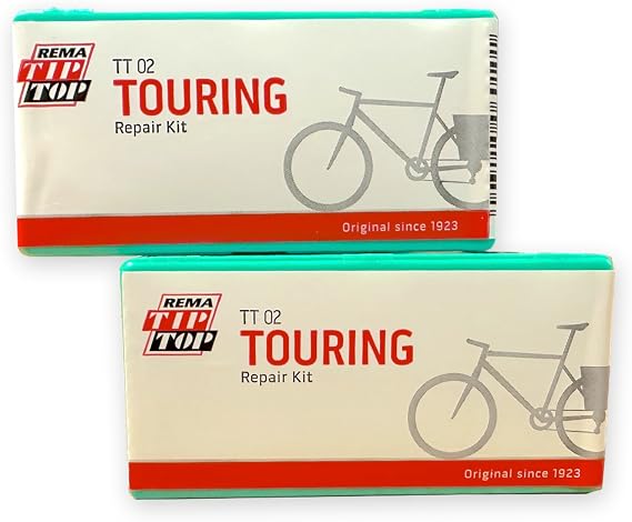 Rema Two (2) Touring Bicycle Tube Patch Repair Kits TT02 (22) - Large TT O2