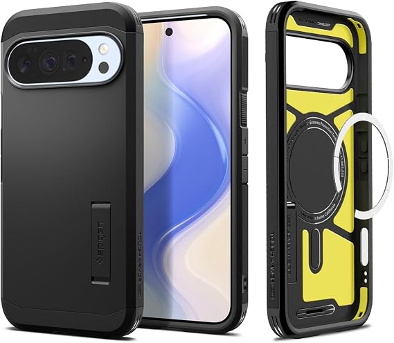 Spigen Tough Armor MagFit for Pixel 10 Pro XL Case, Black