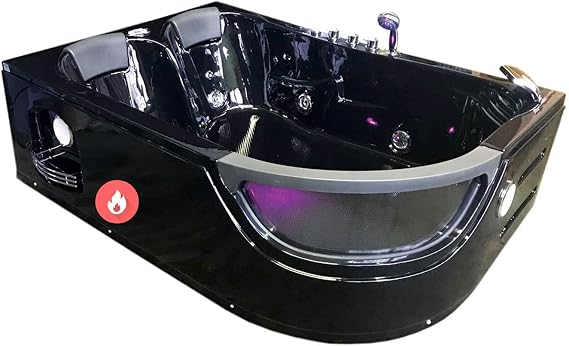 Whirlpool bathtub hydrotherapy hot tub double pump and Heater PEGASO 2 persons