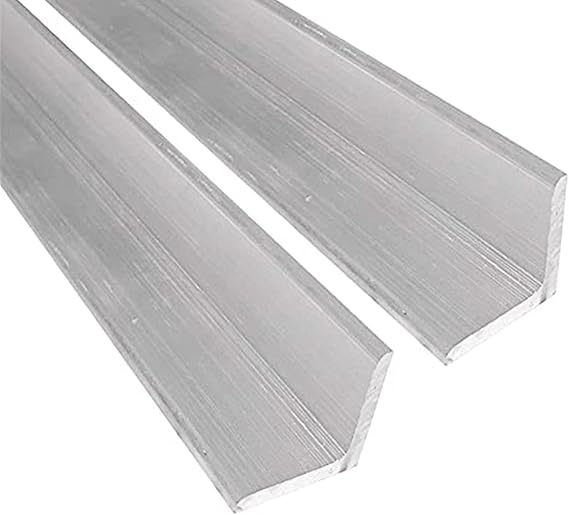 AIMIMI 2Pcs Angle Aluminium Bar Length 50cm 90 Degree Right Angle Equilateral Corner Profile Aluminum Alloy Good Ductility Thickness 3mm,Side Length,30x30mm