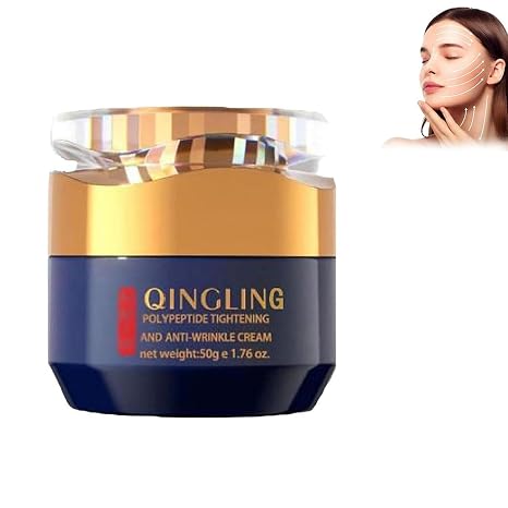 Qingling Creme gegen Falten Qingling Straffungs- und Anti-Falten-Creme mit Polypeptiden Qingling Gesichtscreme Qingling Faltenentfernungscreme Qingling Creme zur Faltenentfernung (1Stück)