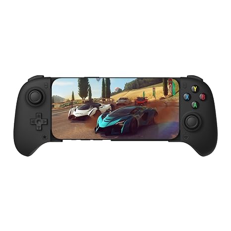 8BitDo Ultimate Mobile Gaming Controller for Android devices, Bluetooth Mobile Game Controller with Hall Effect Joysticks and Hall Triggers (Black)