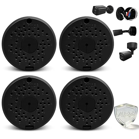 (ABS New) Security Camera Junction Box,Security Camera Bracket Outdoor,Plastic Waterproof Security Camera Mount Hide Cable Junction Box for Arlo Solar Panel Flip Cover Cable Cover