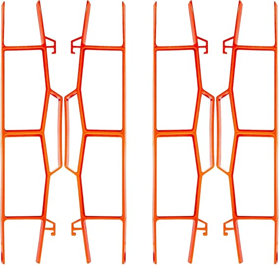 17.5" Plastic Cord Wrap Organizer 4 Pack Orange Cable Organizer with Handle for Extension Cords, Ropes & Hoses