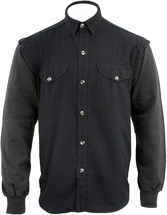 NexGen DM2222 Men's Black Long Sleeve Button Down Shirt