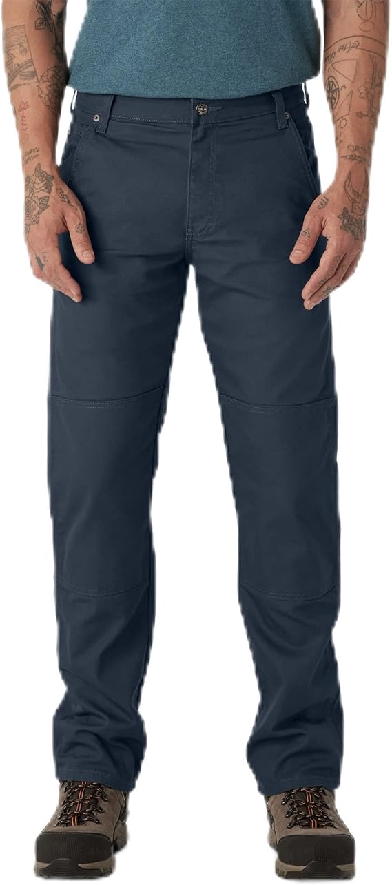 Dickies Men's Regular Fit Duck Double Knee Pants
