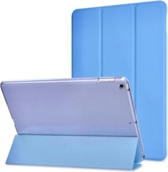 Coverzone iPad 11.Nesil A16 11inç/10.Nesil 10.9inç ile uyumlu Kılıf Saydam Arka Kapak Flip Smart Cover Katlanabilir Standlı Darbe Emici Koruyucu Tablet Kılıfı Akıllı Uyku Özellikli Mavi