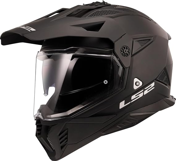 LS2 Unisex Pioneer Ii Noir Mat Motocrosshelme