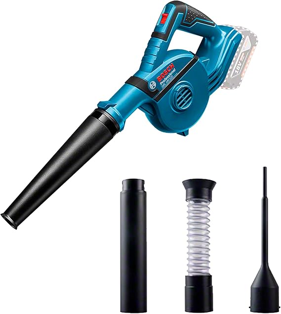 Bosch Professional GBL 18V-120 Akülü Üfleyici (18 Volt, SOLO, Hava debisi: 120 m³/s, Karton Kutuda) [Enerji Sınıfı A+]
