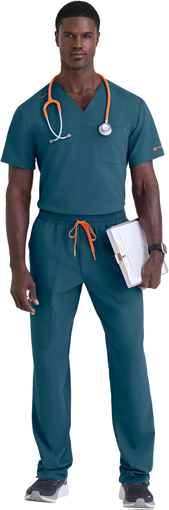 BARCO STRONG Terrence Scrub Top & Pant Set for Men Up to 70C Wash, Natural Stretch, Moisture Wicking, Quick-Shed